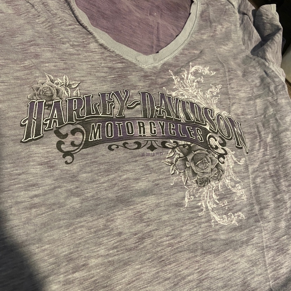 Harley-Davidson Lavender Tee - Picture 2 of 6